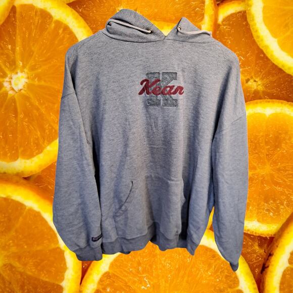 Jan Sport Men's Kean Embroidered Long Sleeve Hooded Pockets Gray Hoodies Size XL - Picture 2 of 7